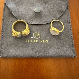 Julie Vos rings.  Stack or wear alone.  Gorgeous!